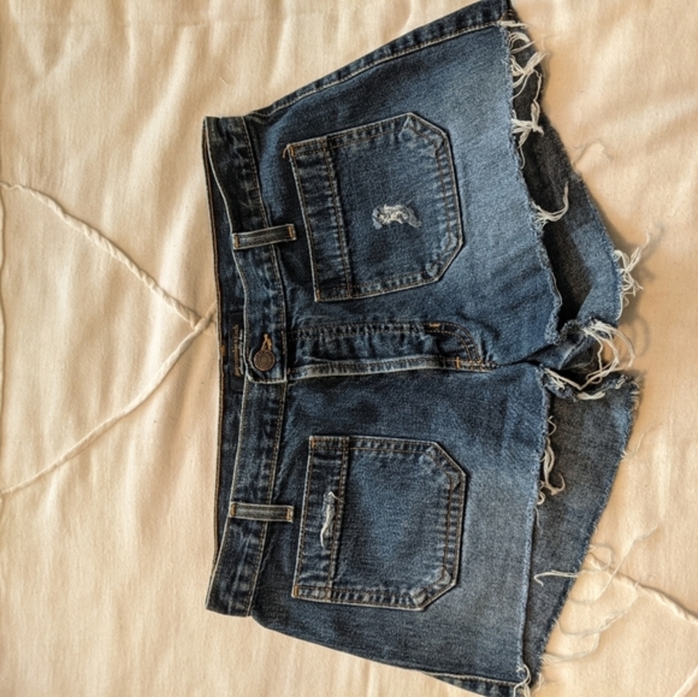 A & F Cut Off Jean Shorts